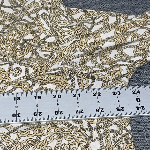 Michael Kors Womens Top XL Gold Chain Work Career Professional Office Casual - Picture 4 of 11